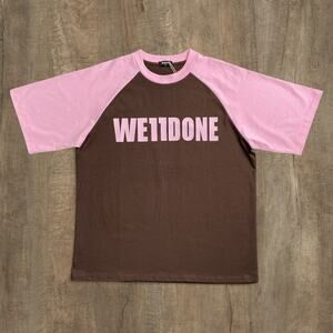We11done Brown Pink T-Shirt